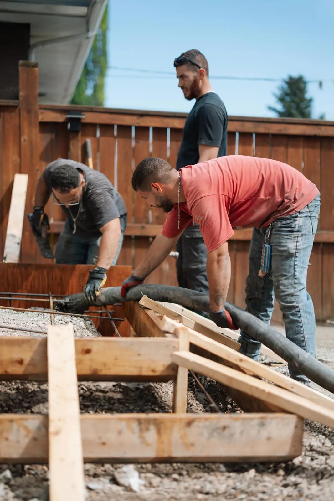Finished concrete pouring and surface finishing work in Calgary by Urban Stone